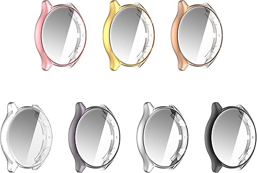 Chofit Funda protectora de pantalla compatible con Amazfit GTR3/GTR3 Pro, funda protectora general ultra fina de TPU suave y colorida para Amazfit