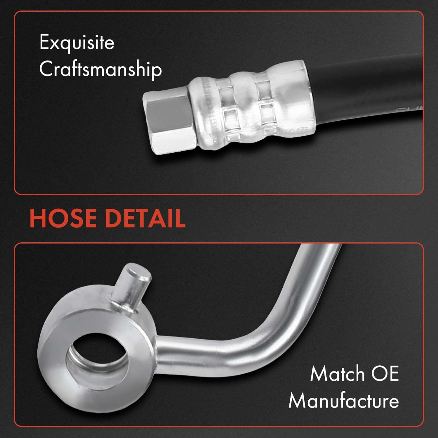 A-Premium Power Steering Hose Pressure Line Hose Assembly Compatible with Hyundai Accent 2006-2011 L4 1.6L From Pump