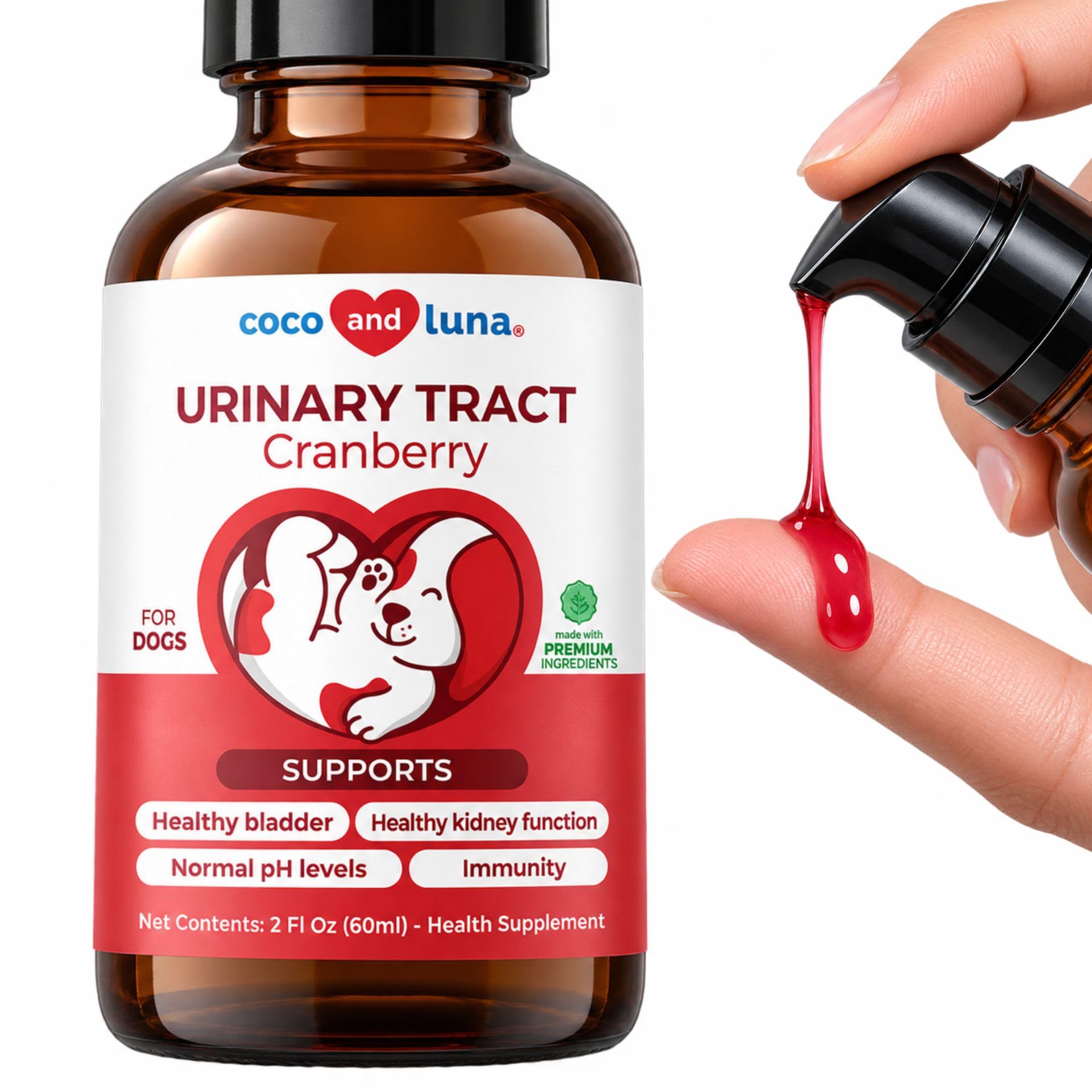 Dog UTI Treatment &amp; Bladder Health with Cranberry for Urinary Tract Support