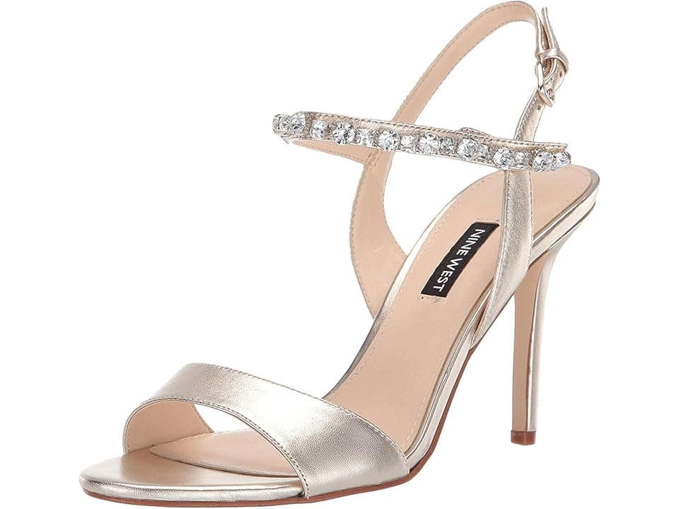 

Nine West Madison Heeled Sandal (Light Gold) Women's Shoes