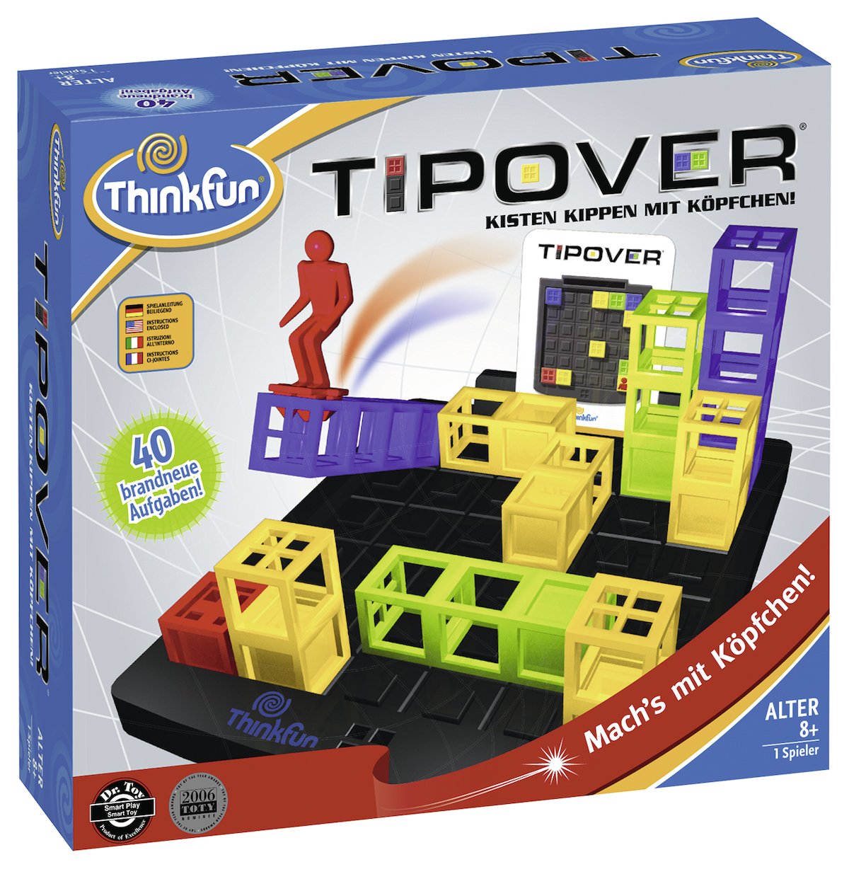 Ravensburger 76319 ThinkFun Tipover Spiel-Smart Game