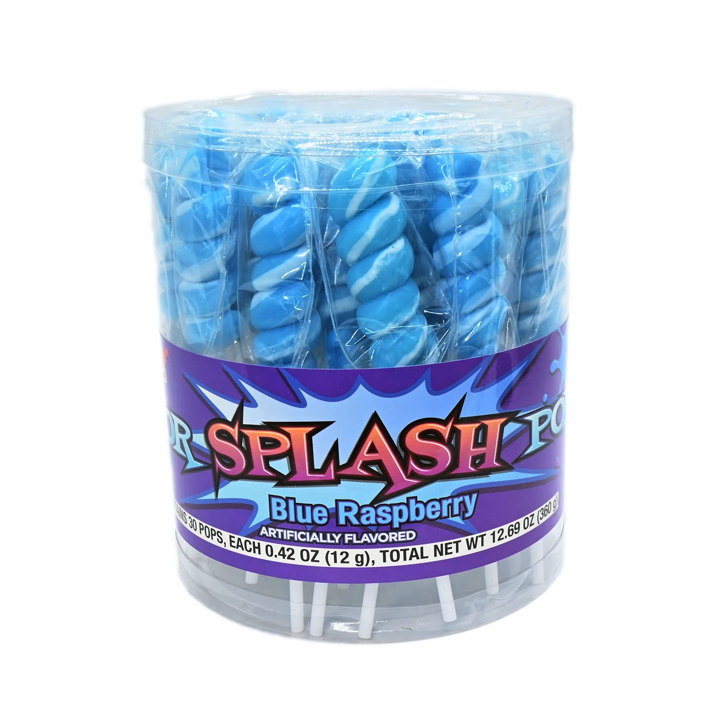 AlbertsColor Splash Pops Baby Blue Raspberry 30ct Tub