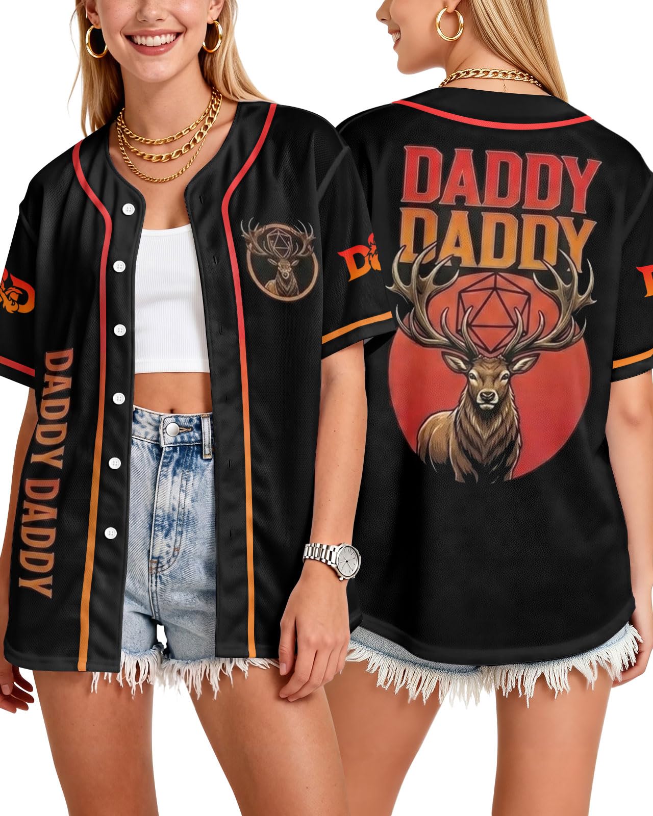 99TIMORO Horror Movie Character Halloween Baseball Jersey for Men Women