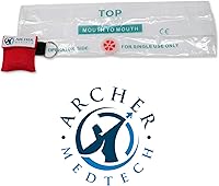 Vista 7 de Máscara de RCP para bolsillo o llavero, protector facial de emergencia RCP con válvula unidireccional para primeros auxilios o entrenamiento de DEA