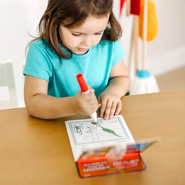 Melissa & Doug On The Go ColorBlast! Travel Activity Book with No-Mess Marker - Dinosaur - FSC Certified 8