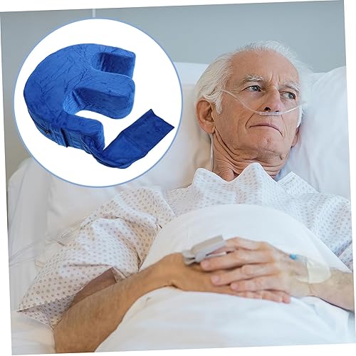 Miniatura 9 de FRCOLOR Almohada de giro lateral para pacientes postrados en cama, cómodo cojín de cuña de posicionamiento para ancianos, diseño antideslizante