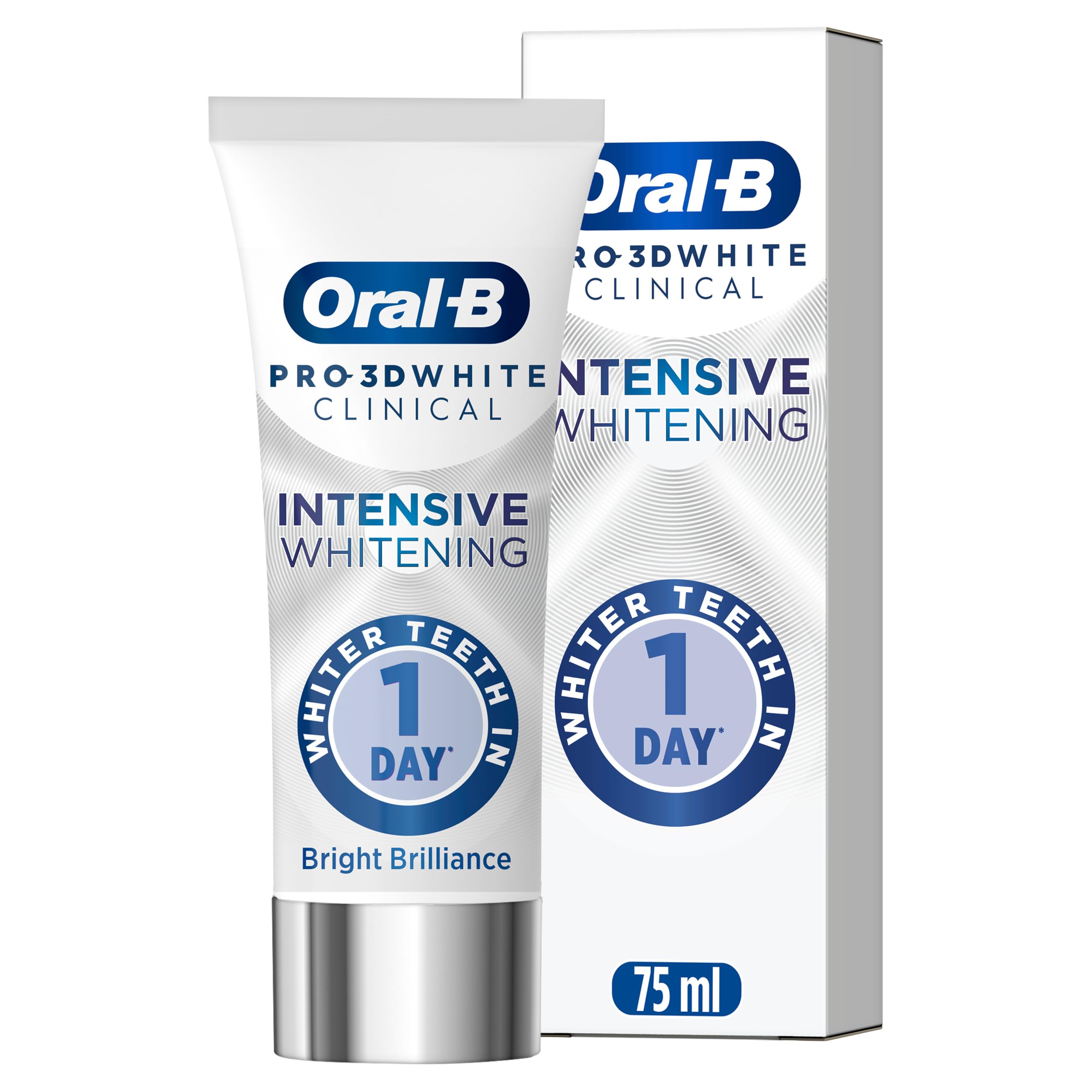 Oral-B Pro-3D White Clinical Intensive Whitening Toothpaste Bright Brilliance 75ml