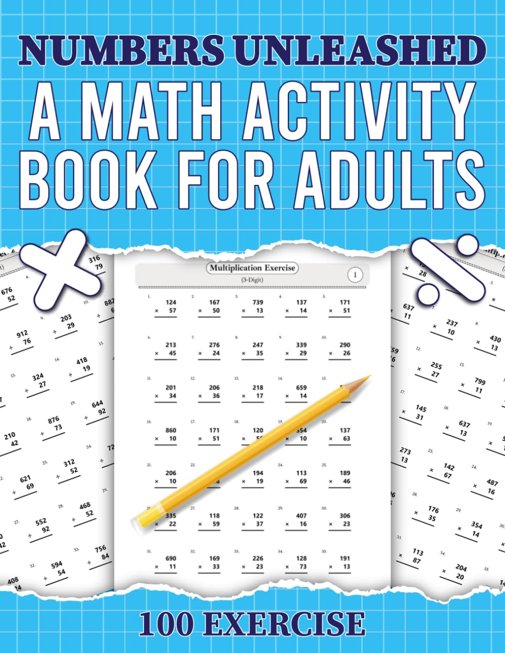 Numbers Unleashed: A Math Activity Book For Adults