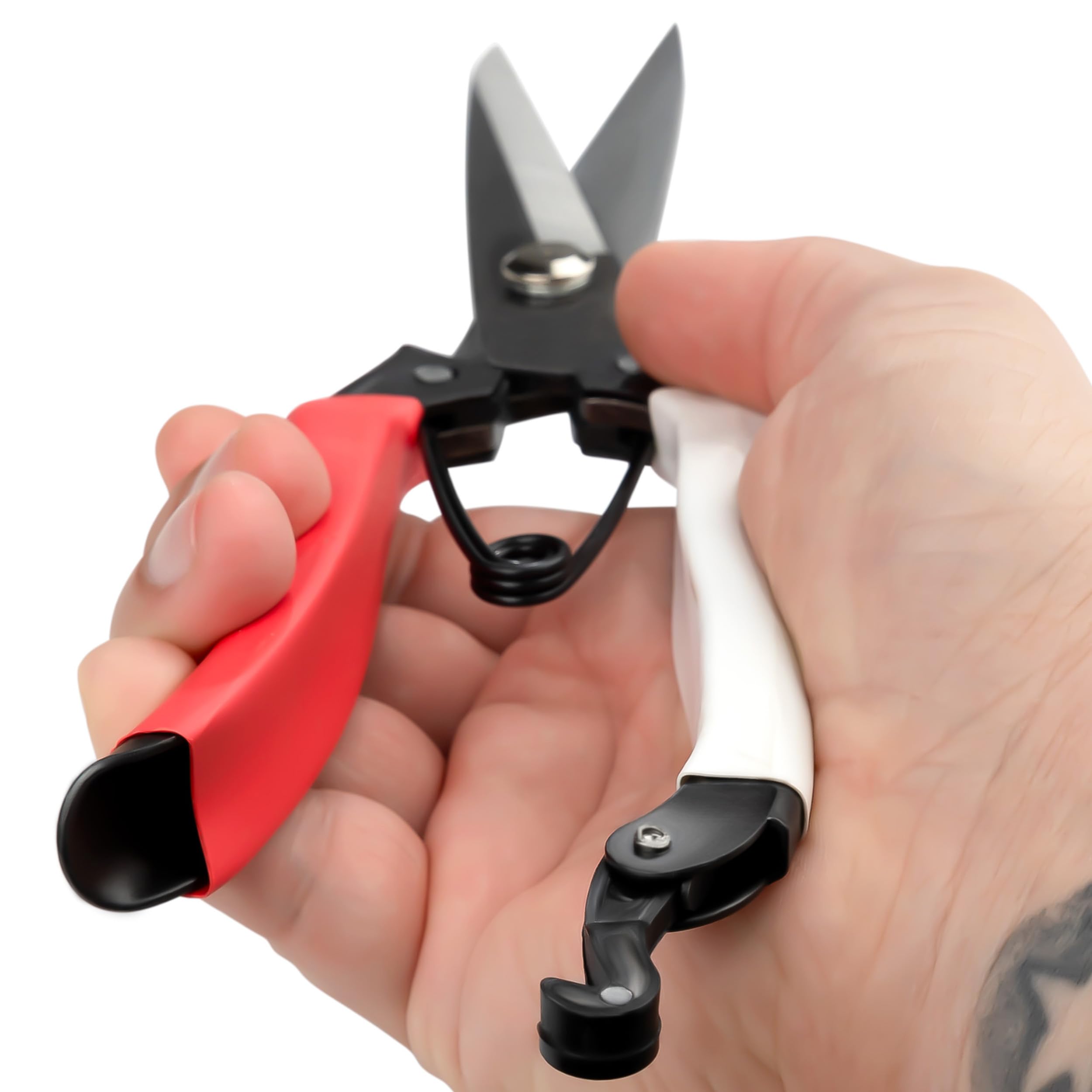 Masterclip Ergonomic Sprung Loaded Hand Shears - Ideal for Dagging and Crutching Sheep, Red - Image 3