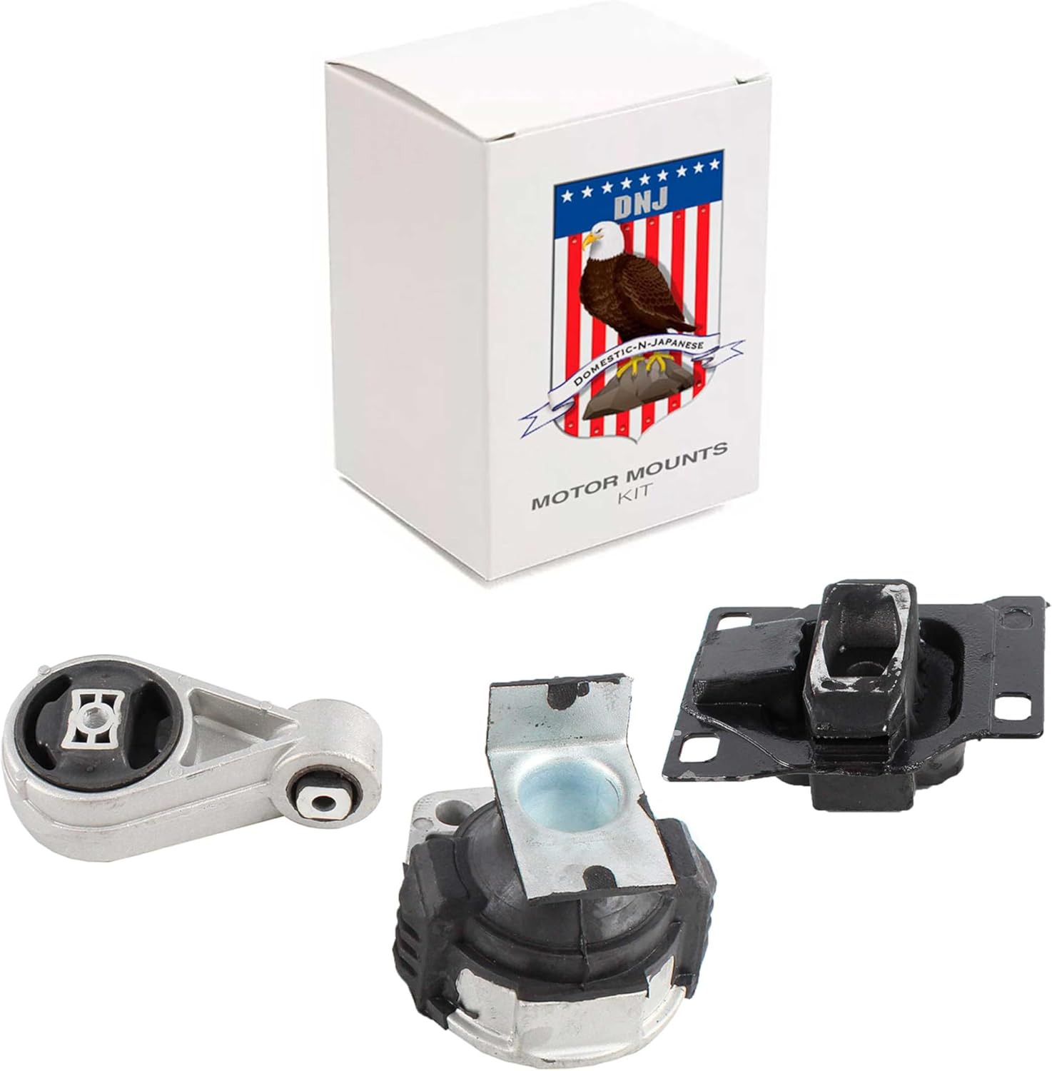 DNJ MMK1035 Motor Mount Kit for 2005-2007 Ford Focus 2.0L Auto Trans