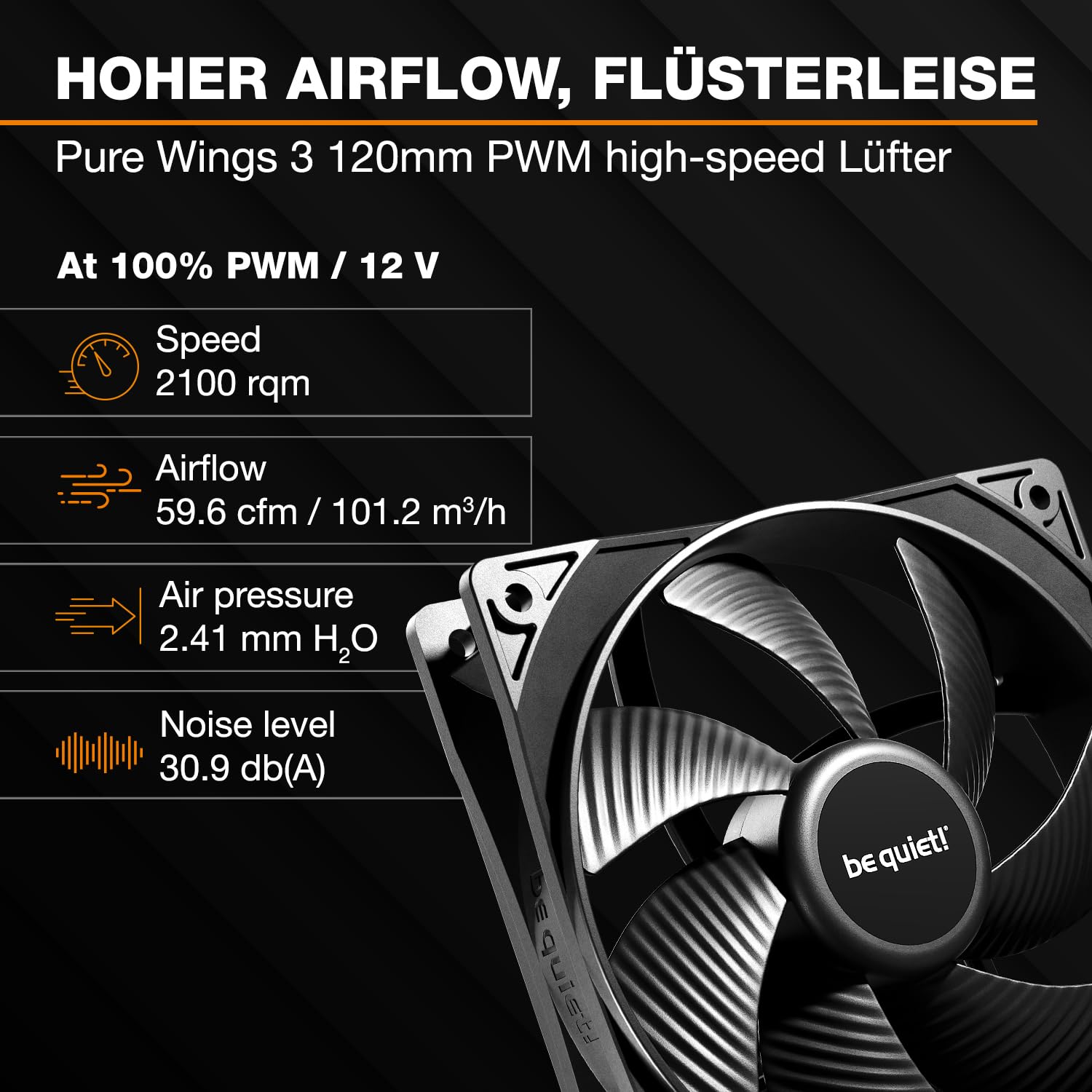 be quiet! Pure Loop 3 360 mm All-in-One-Wasserkühlung für übertaktete AMD/Intel-Systeme, 3x Pure Wings 3 120 mm PWM high-speed Lüfter, hoher statischer Druck, flüsterleise PWM-Pumpe