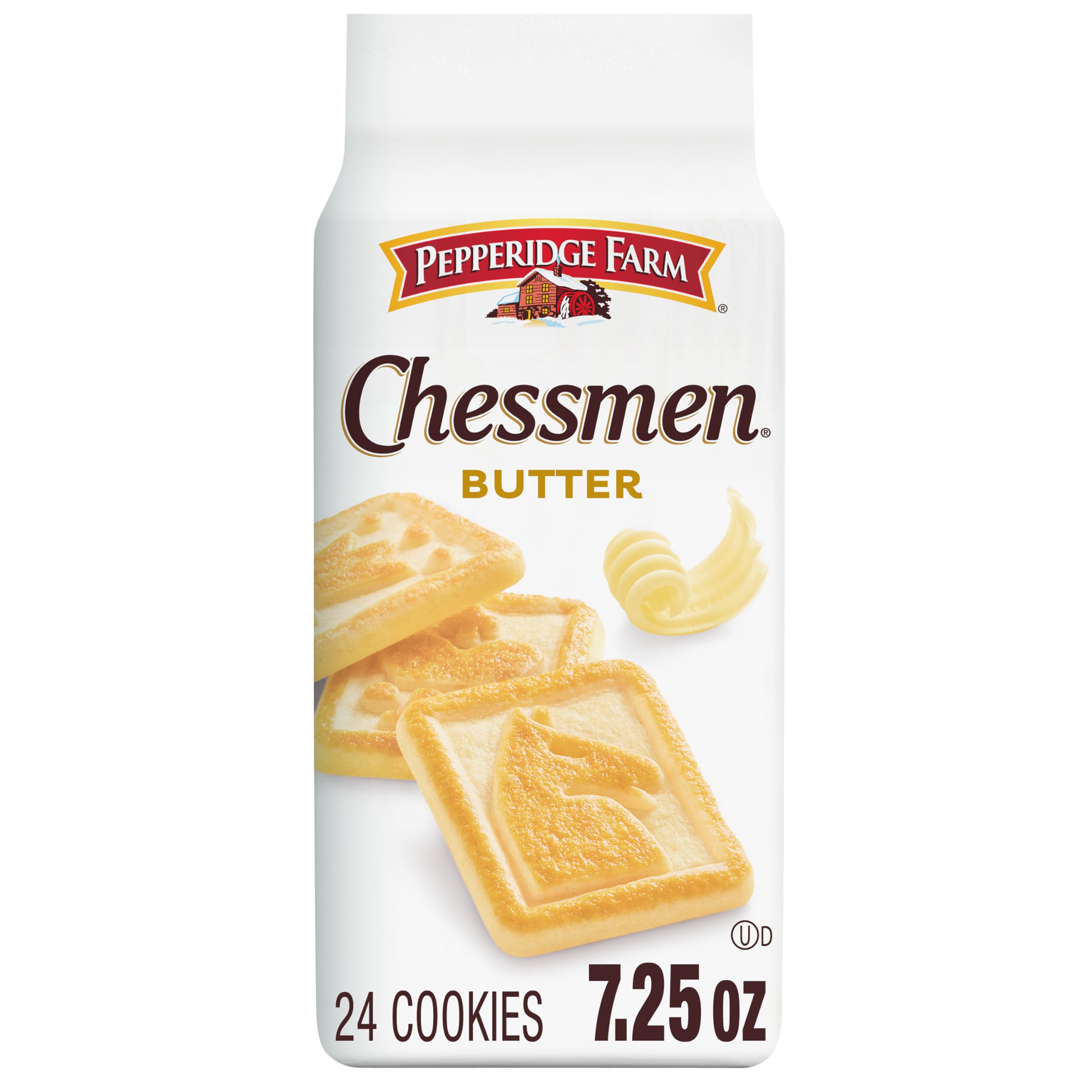 Chessmen Butter Cookies, 7.25 oz. Bag (Packaging May Vary)