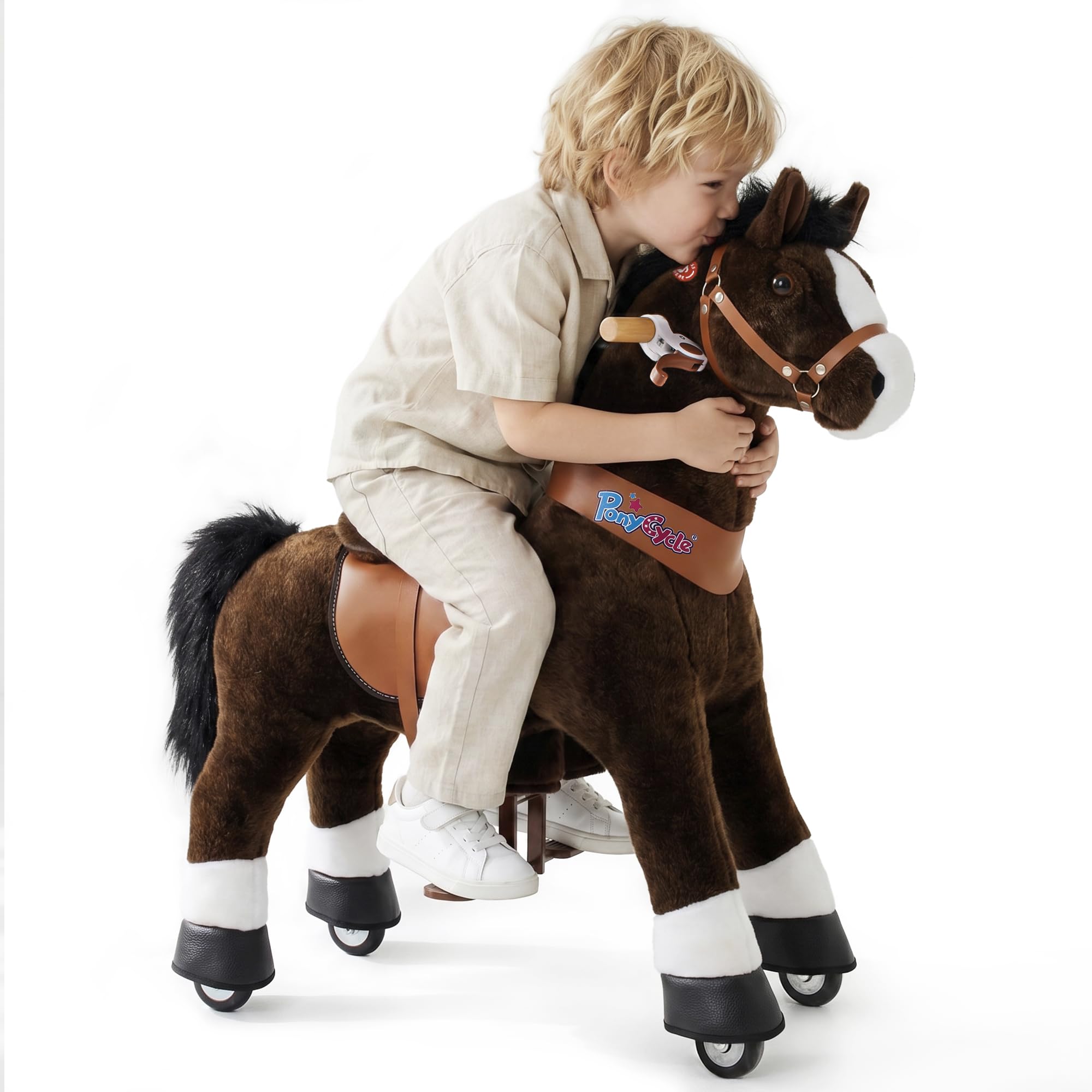 Amazon.co.jp: PonyCycle 馬に乗るおもちゃ 4~7歳の子供向け ブレーキ