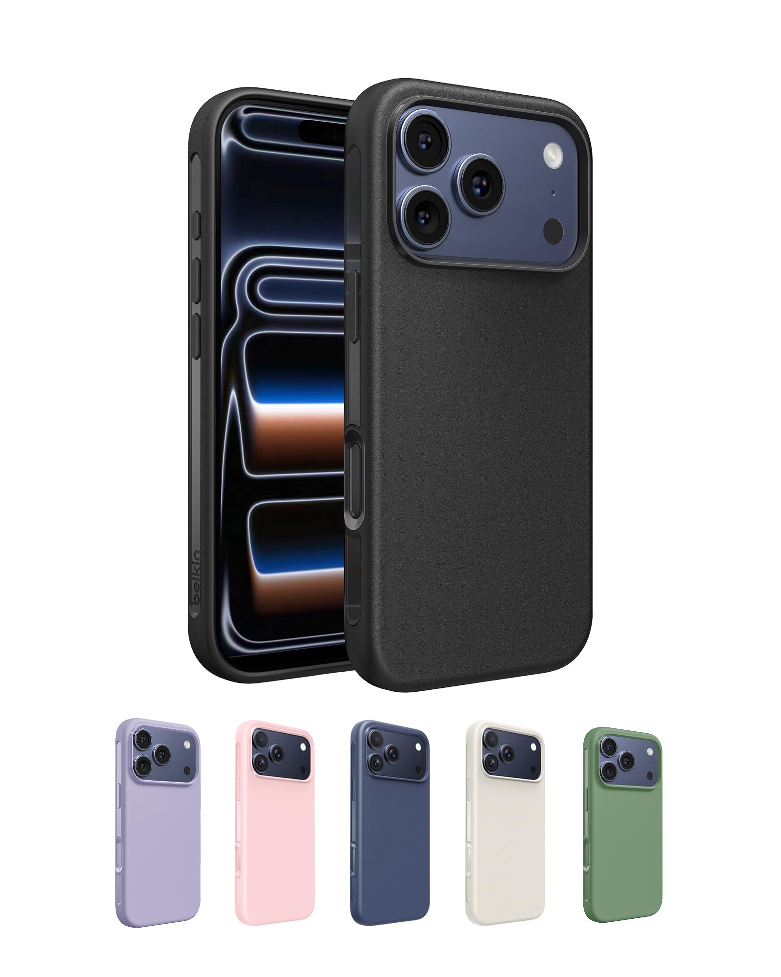 Belkin SheerForce Protect MagSafe Compatible iPhone 17 Pro Max Case Slim New