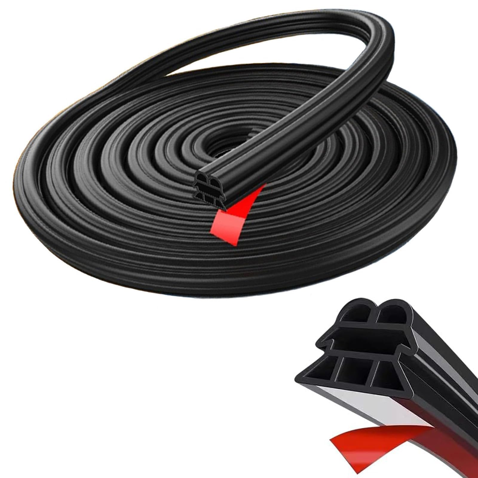 Car Door Seal Strip for Pontiac G6, G6 Coupe, Self Adhesive Rubber