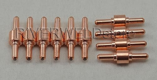 Miniatura 8 de RIVERWELD 50 piezas ESAB L-TEC PT-31 JG-40 WSD-LG40 - Boquilla de puntas de plasma 18866 Electrodo 18205 Cubierta de cerámica 18204 Ajuste 50D 50