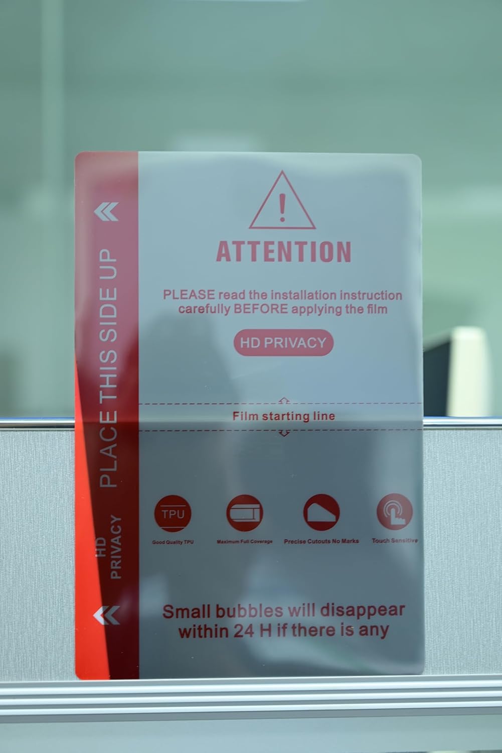 50pieces/ bag 4 Layer 120mm X 180mm TPU HD Matte Privacy Flexible Hydrogel Film Straight Curved Screen Protector Cut Machine Mobile Phone Protective Film (HD Privacy)