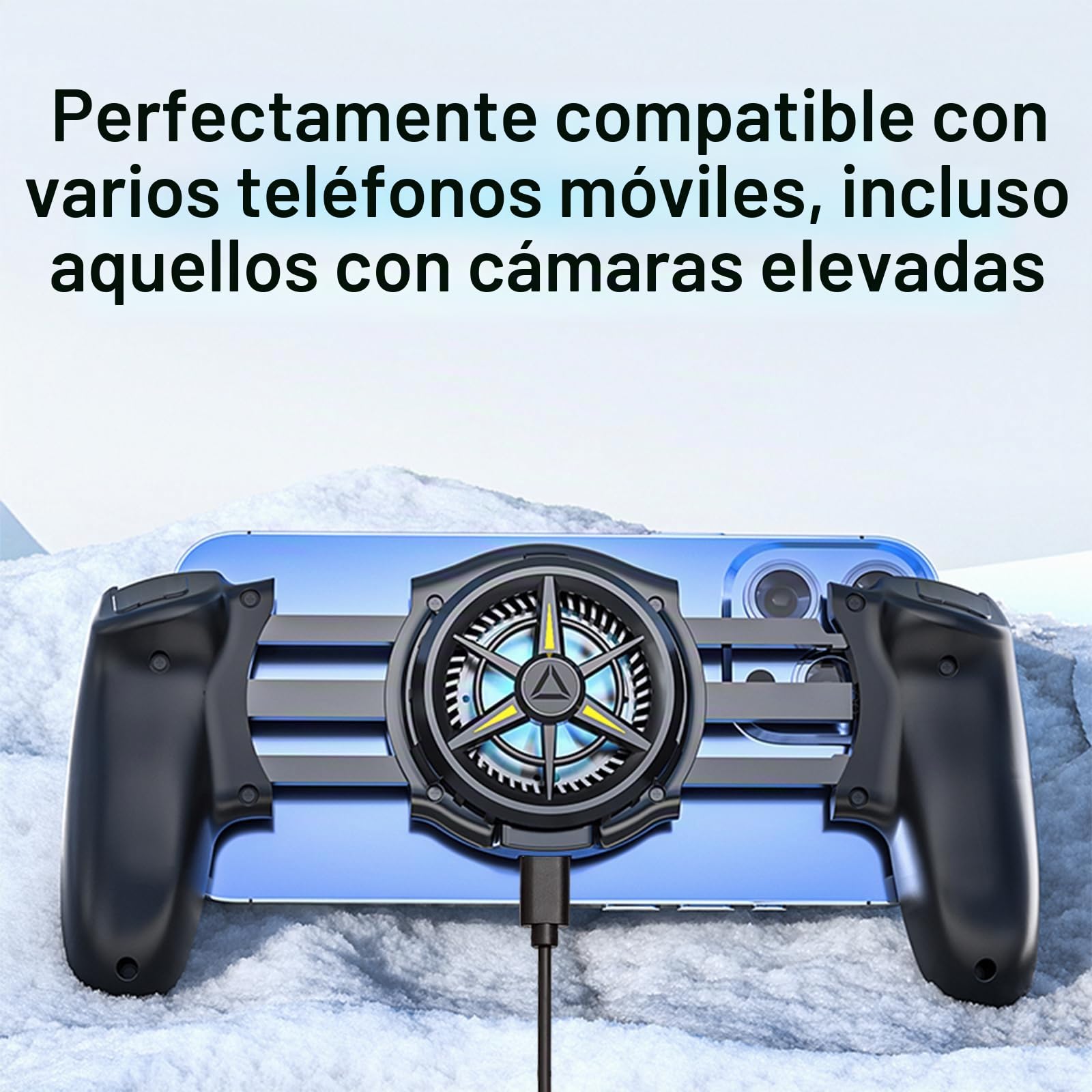 Enfriador de Teléfono, Enfriador de Teléfono Celular Enfriamiento Rápido Juegos para Teléfonos Celulares iPhone Android