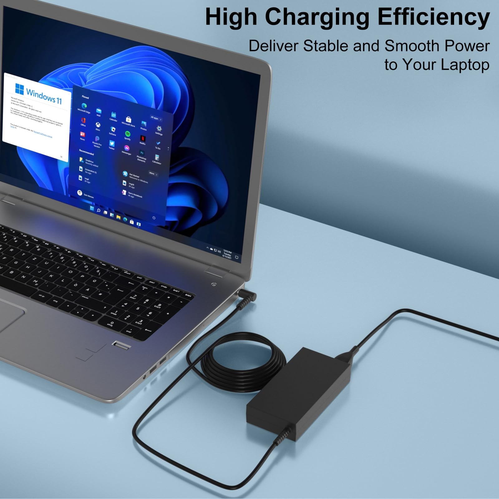 Ładowarka 120W do stacji dokującej HP USB-C G5 Uniwersalna stacja dokująca G2 5TW13AA 5TW10UT 5TW10AA#ABB 5TW10UT#ABA Envy Series 15 17 Omen 15-5000 5100 5200 710415-000 1 x L41 856-001 Adapter do
