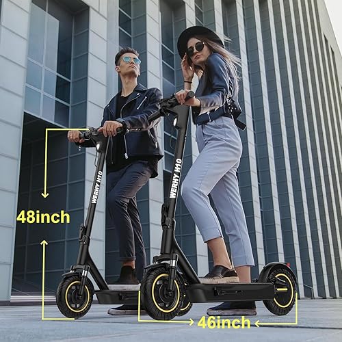 Vista 25 de Electric Scooter, 10"/8.5" Solid Tire, 500W/350W Powerful Motor & 19/22 MPH Top Speed, 28/25/22/16 Miles Long Range, Folding E Scooter with Dual