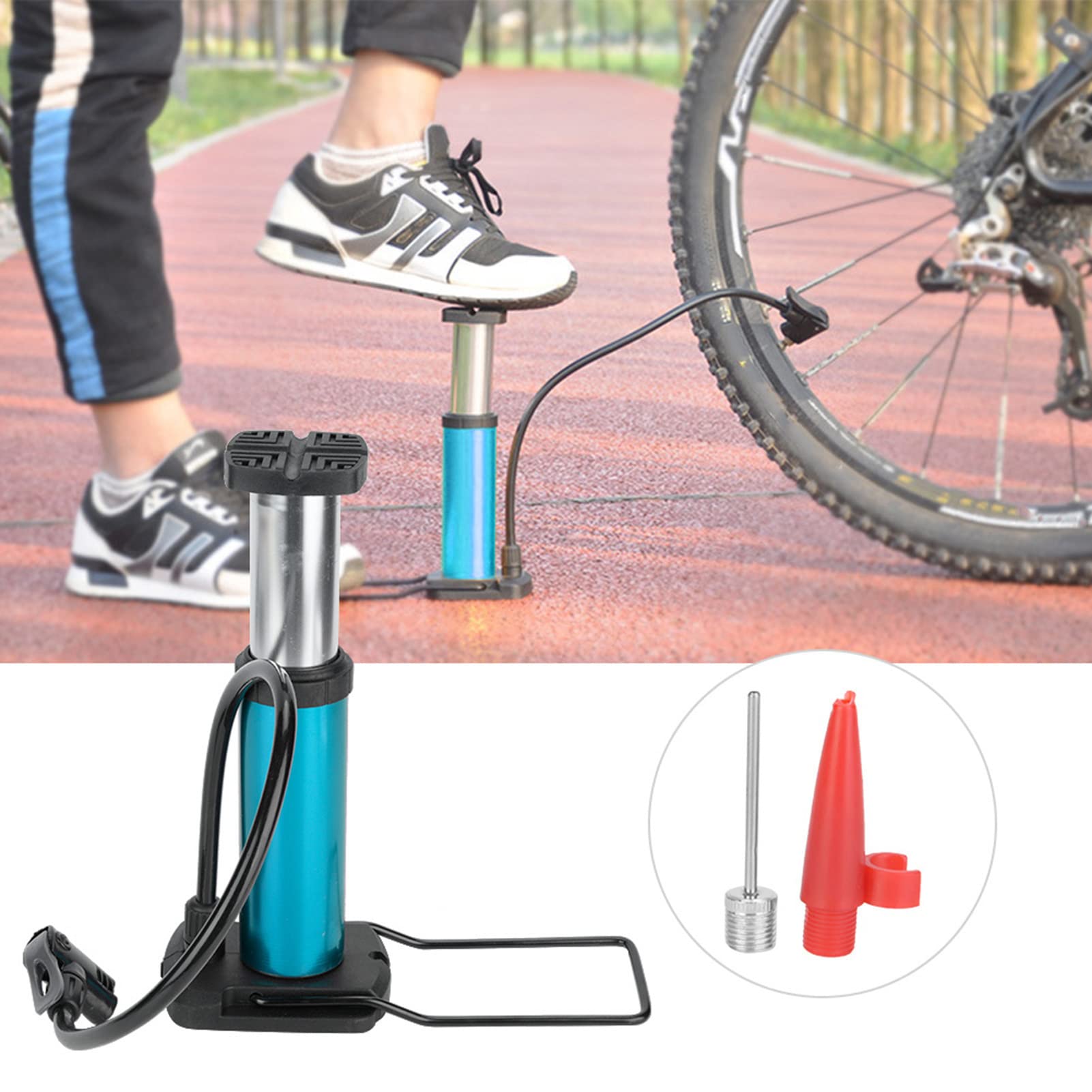 Pompa Elettrica Per Bici 150 PSI - Ricaricabile, Con Misuratore Digitale, Compatibile Con Valvole Presta/Schrader - Foto 7
