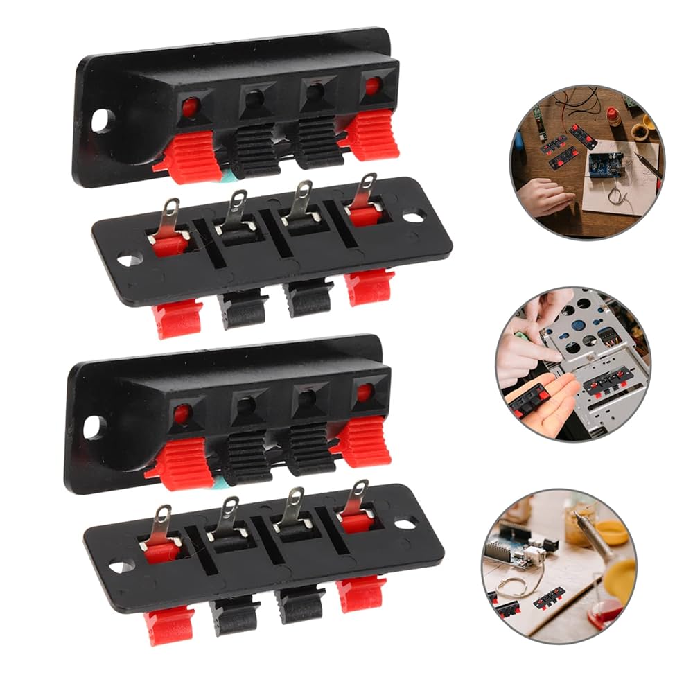 For Subwoofer Box Dual Voice Coil Speaker Terminal Plates