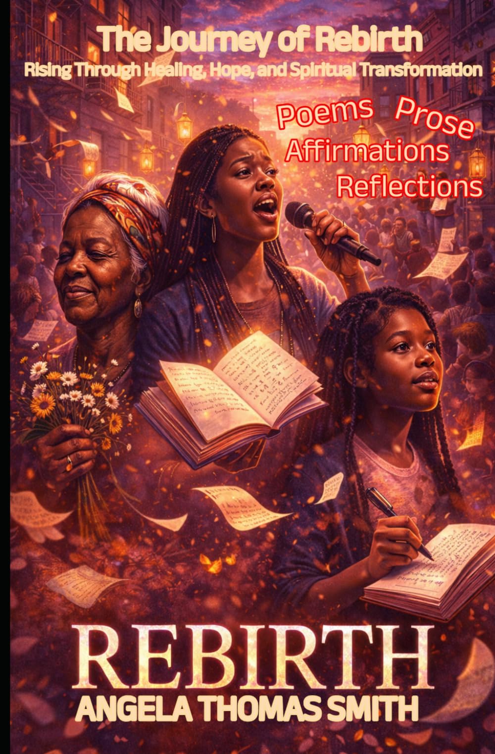 The Journey of Rebirth; Rising through Healing, Hope and Spiritual Transformation: Poems, Prose, Affirmation and Reflections.