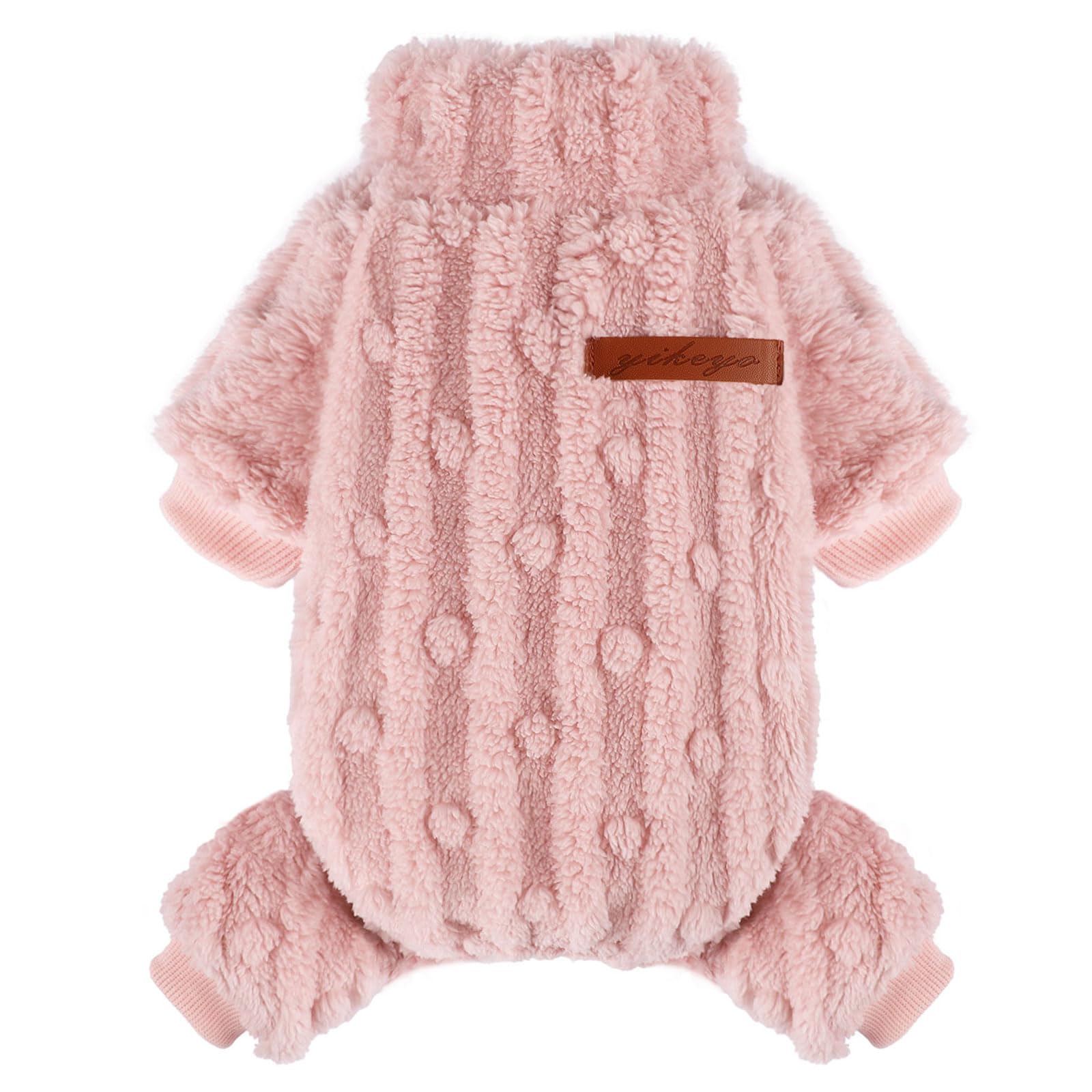 Pyjama pour chiens de petite taille, pull à col roulé – Chandail à col roulé – Vêtements épais et chauds – Manteau en polaire pour temps froid – Pyjama d'hiver pour chihuahua, yorkshire, animal de