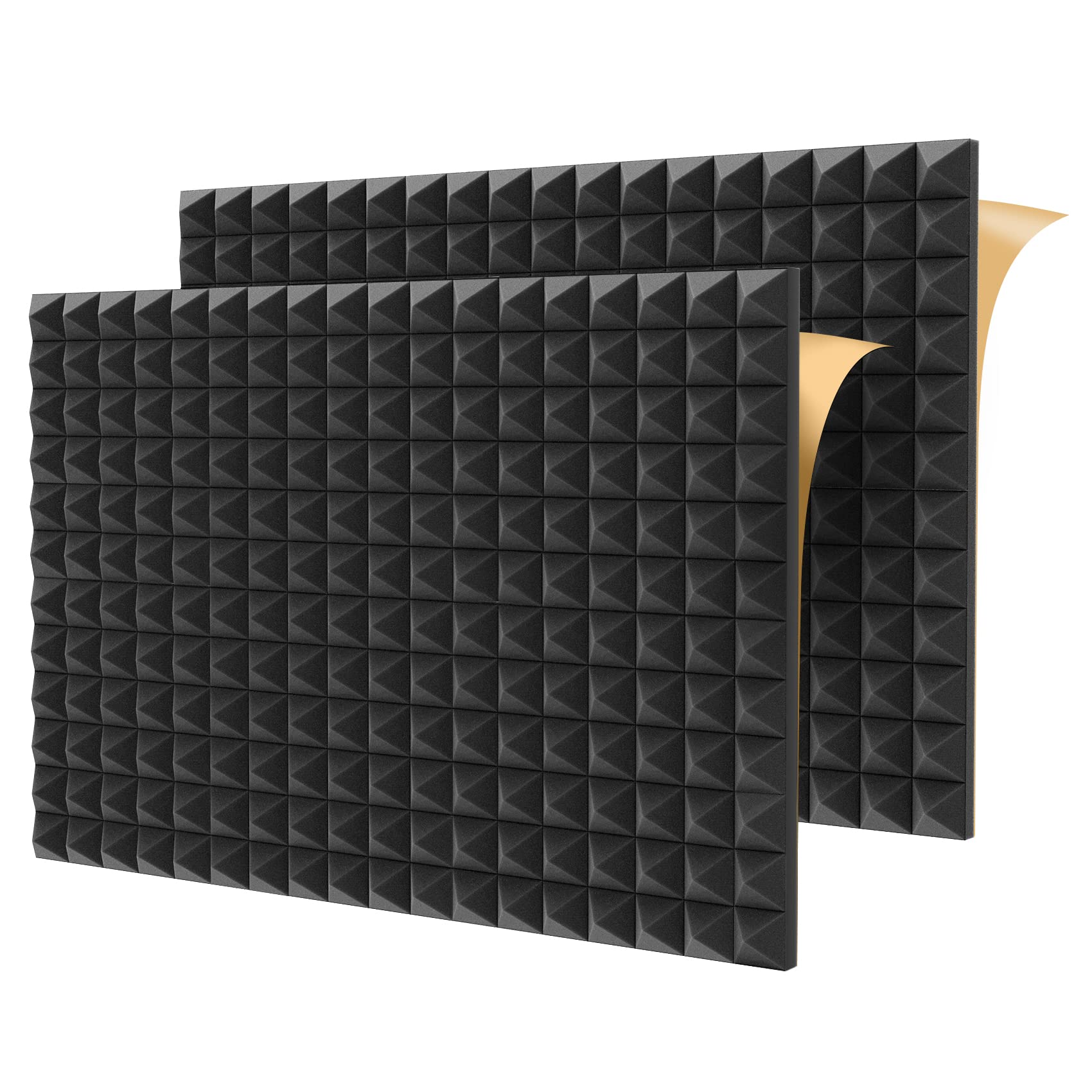 Buy 12Pack Sound Proof Foam Panels, Self Adhesive, Acoustic Foam，2" Acoustic Panels for Walls
