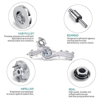 Amazon.com: AULINK AW6037 Water Pump 16100-09470 16100-09471