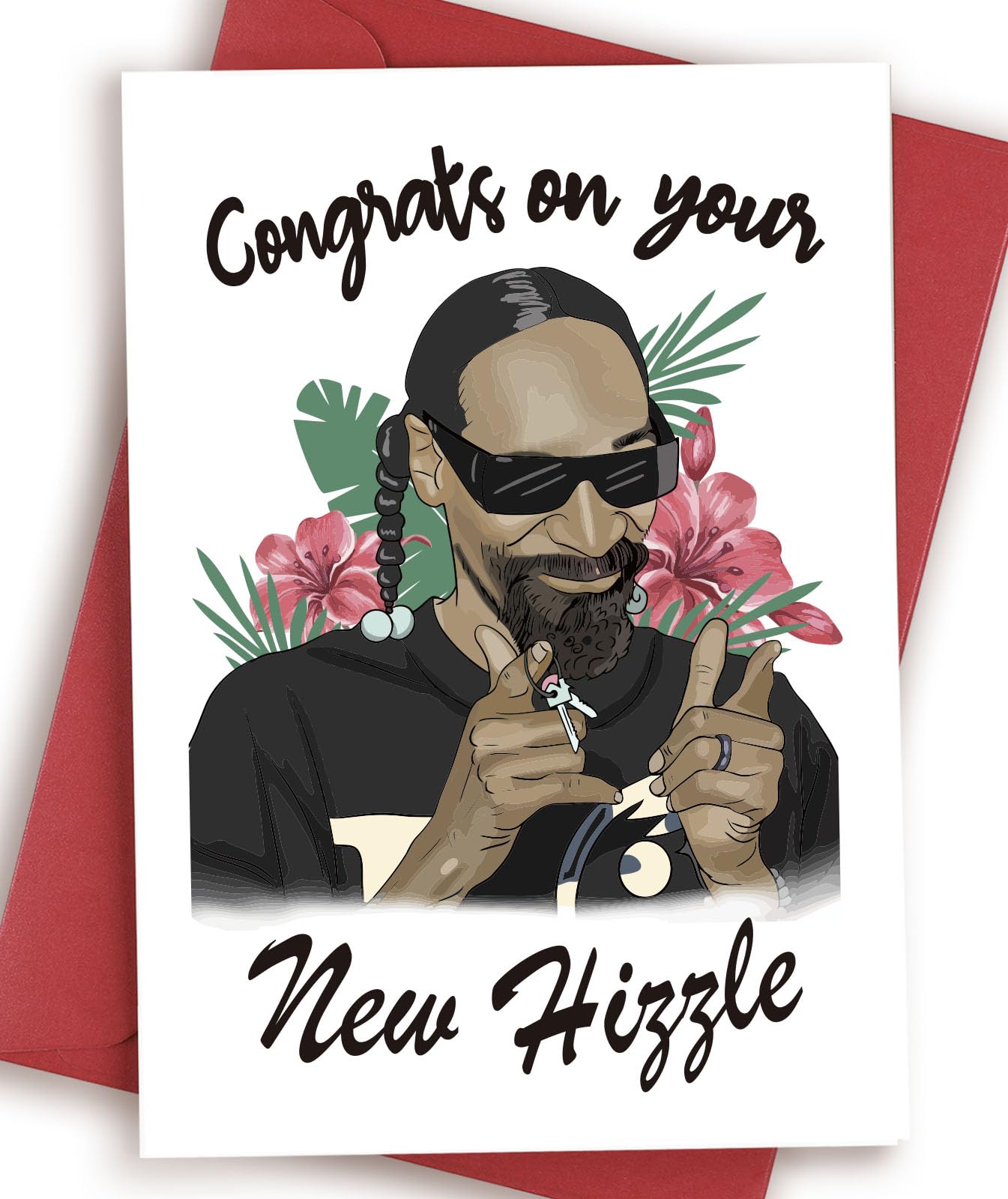 HEALSLA Funny Housewarming Card New Home Congratulations Card, New House Gifts for Friend Relative Neighbor, Congrats on Your New Hizzle