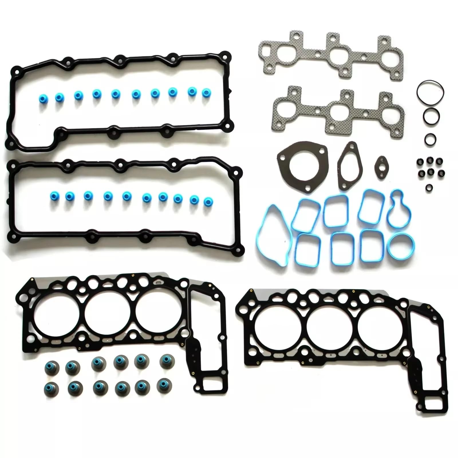 Junta estanqueidad tapa válvulas Piezas De Motor Juego Juntas Culata Compatible Con 3.7L V6 GAS EKG 02-05 Para JEEP Para GRAND Para CHEROKEE Para LIBERTY 1500