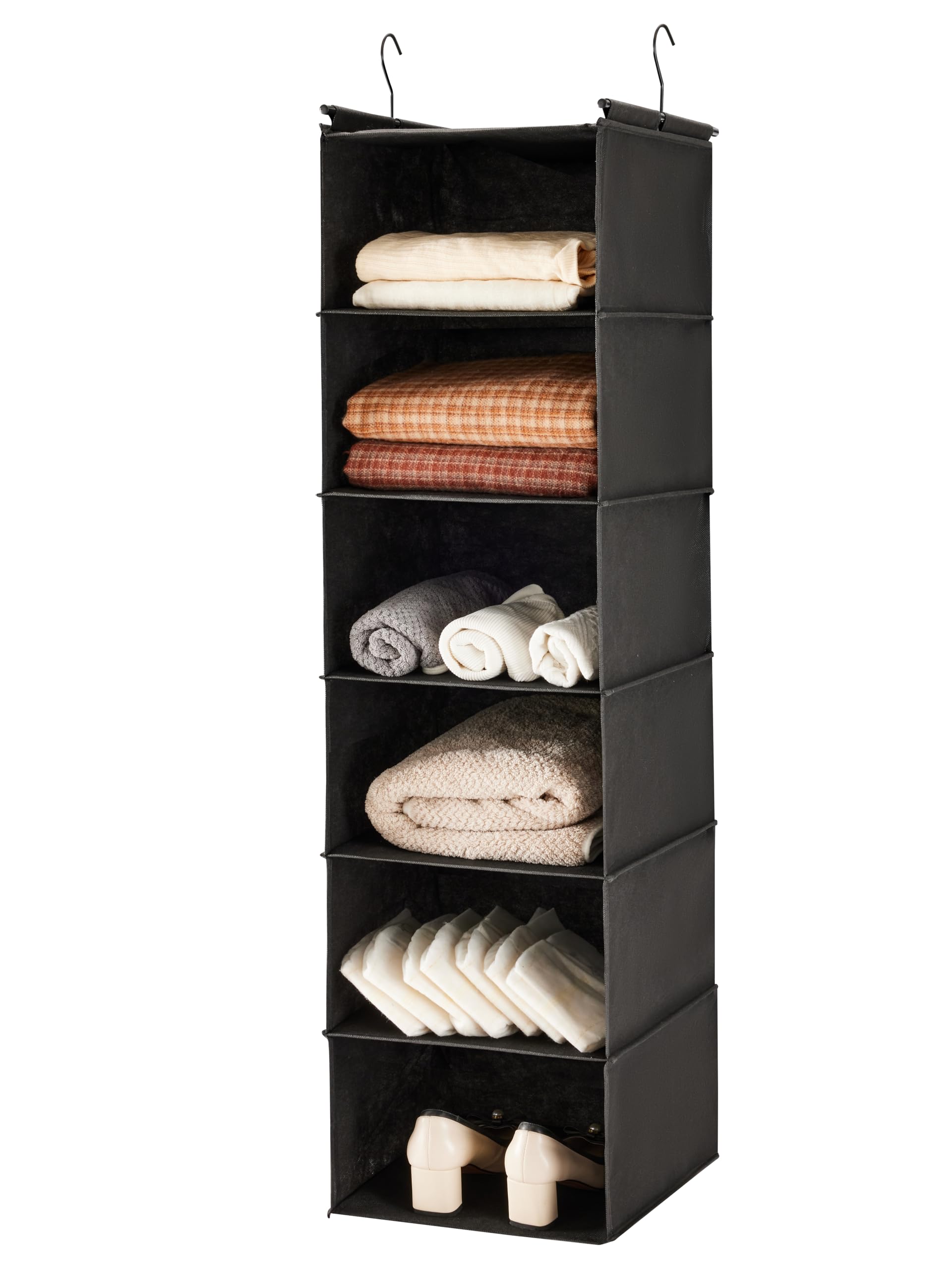 MAX Houser 6 Tier Shelf Hanging Closet Organizer