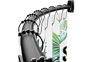 Adjustable Curved Shower Curtain Rod: Customizable Fit and Rustproof Aluminum