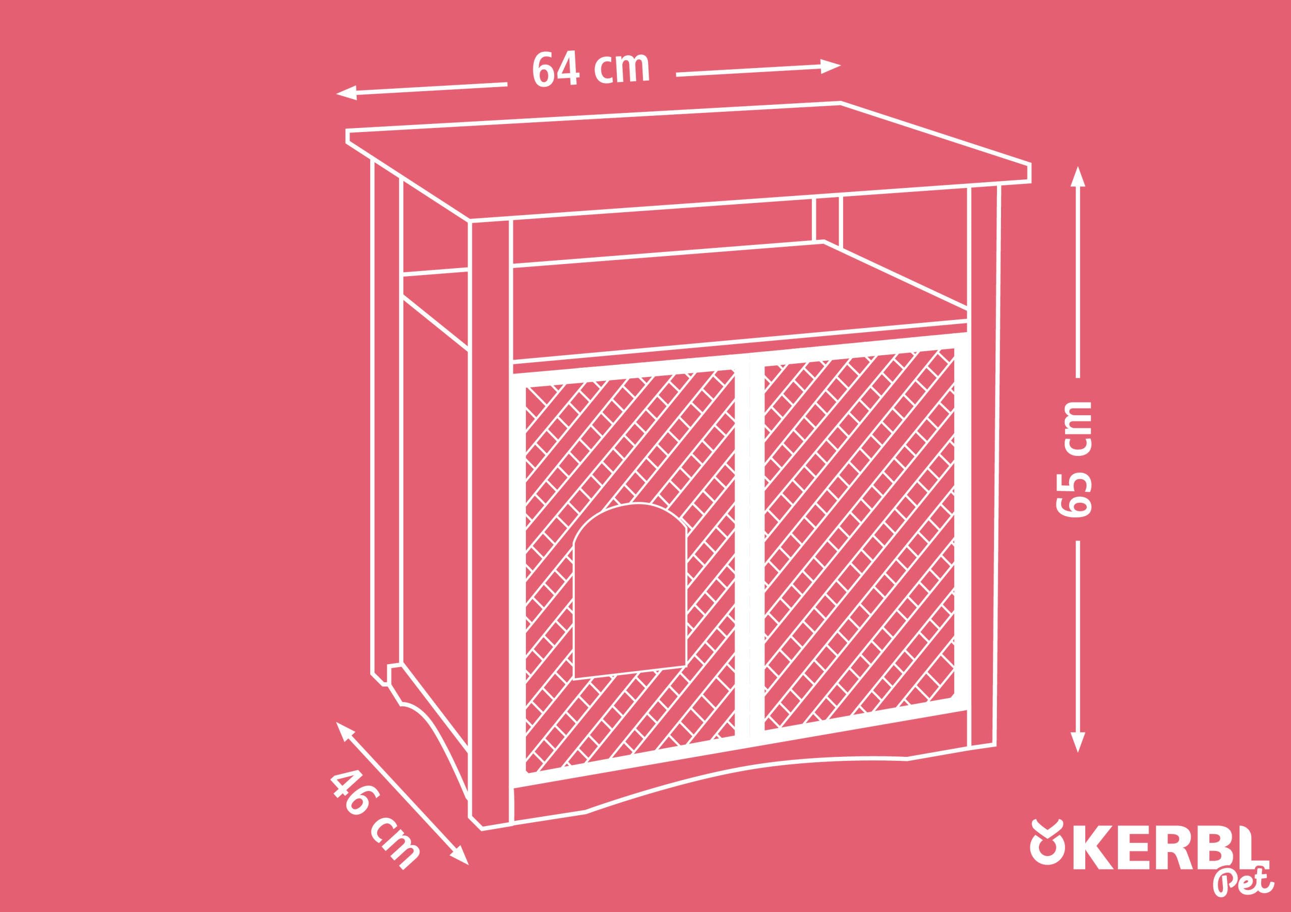 Kerbl, Helena, modulo per Gatti, 64 x 46 x 65 cm