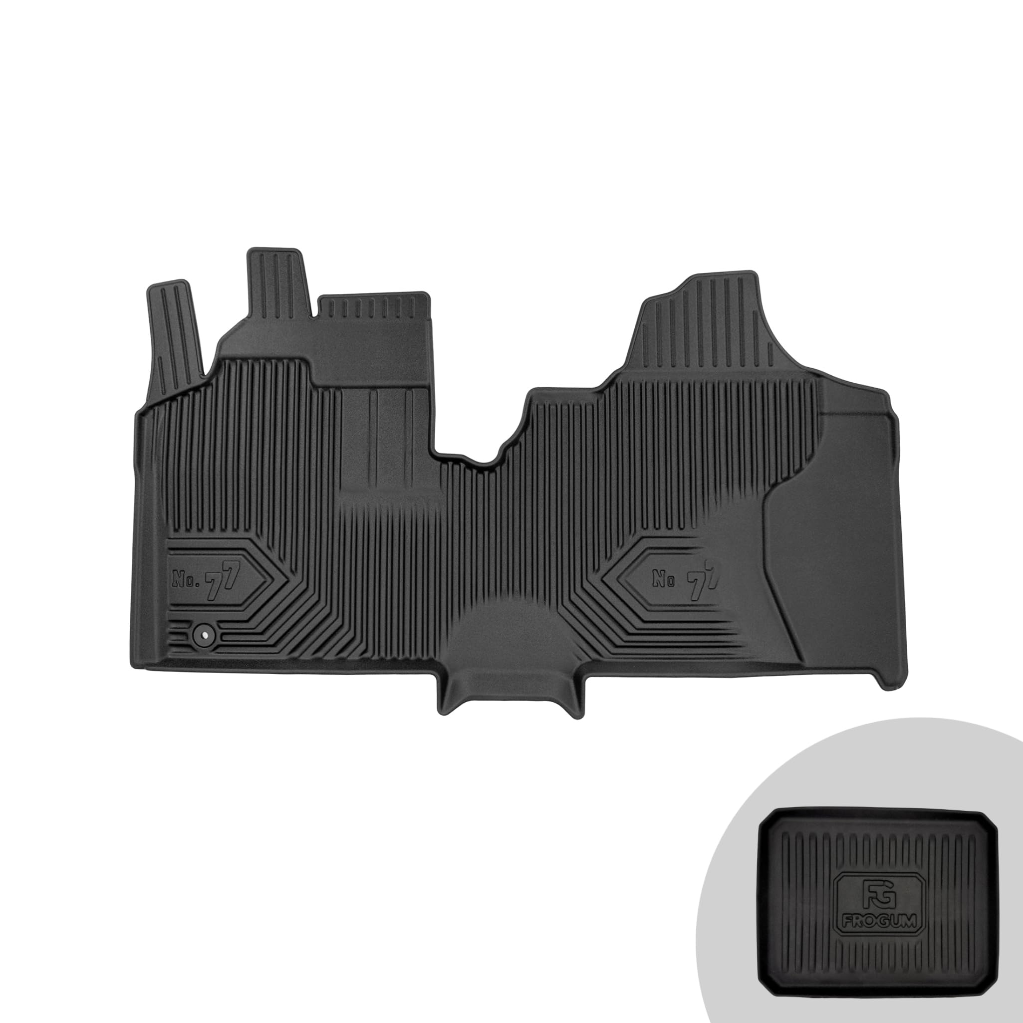 Tapis De Sol Caoutchouc Noir Peugeot Expert