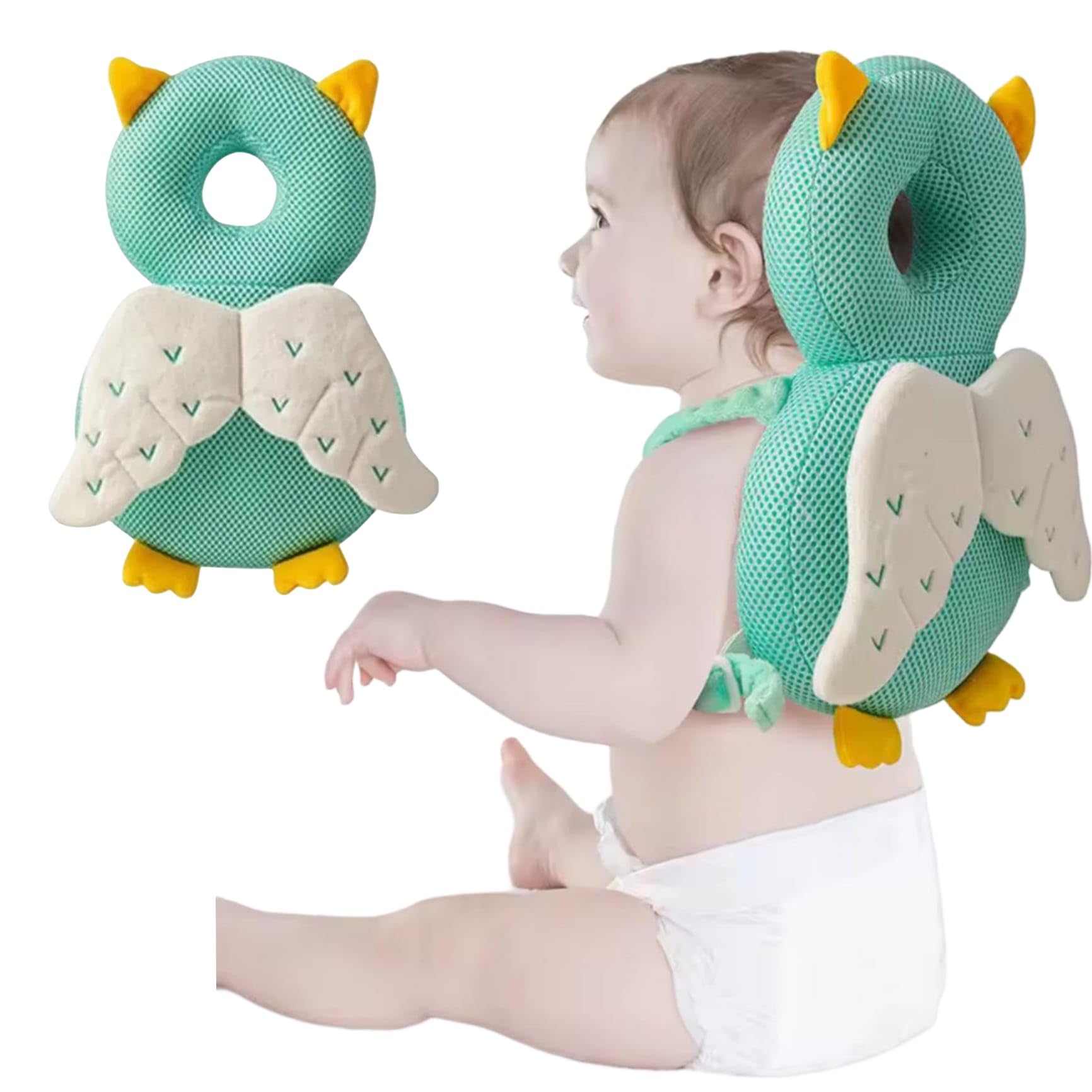 Almofada Mochila Protetor Cabe&ccedil;a Bebe Alta Precis&atilde;o (Anjinho) :  Amazon.com.br: Beb&ecirc;s