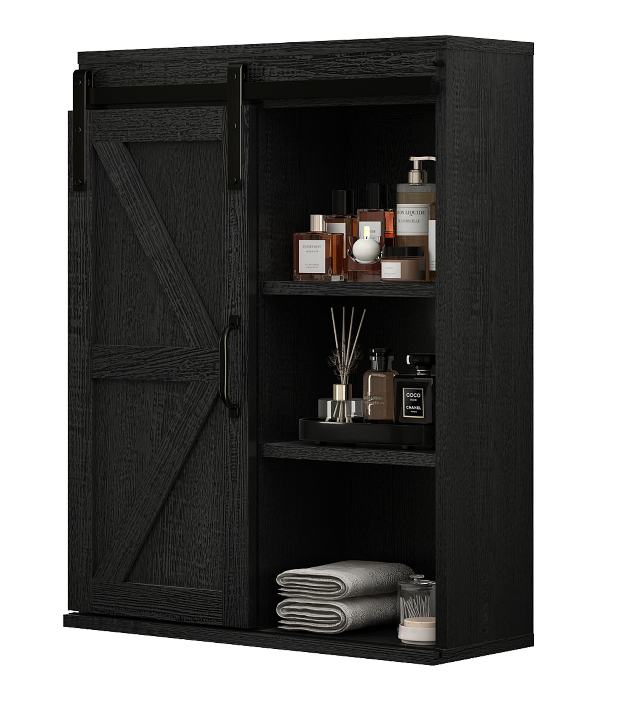 RUSTOWN Sliding Barn Door Cabinet