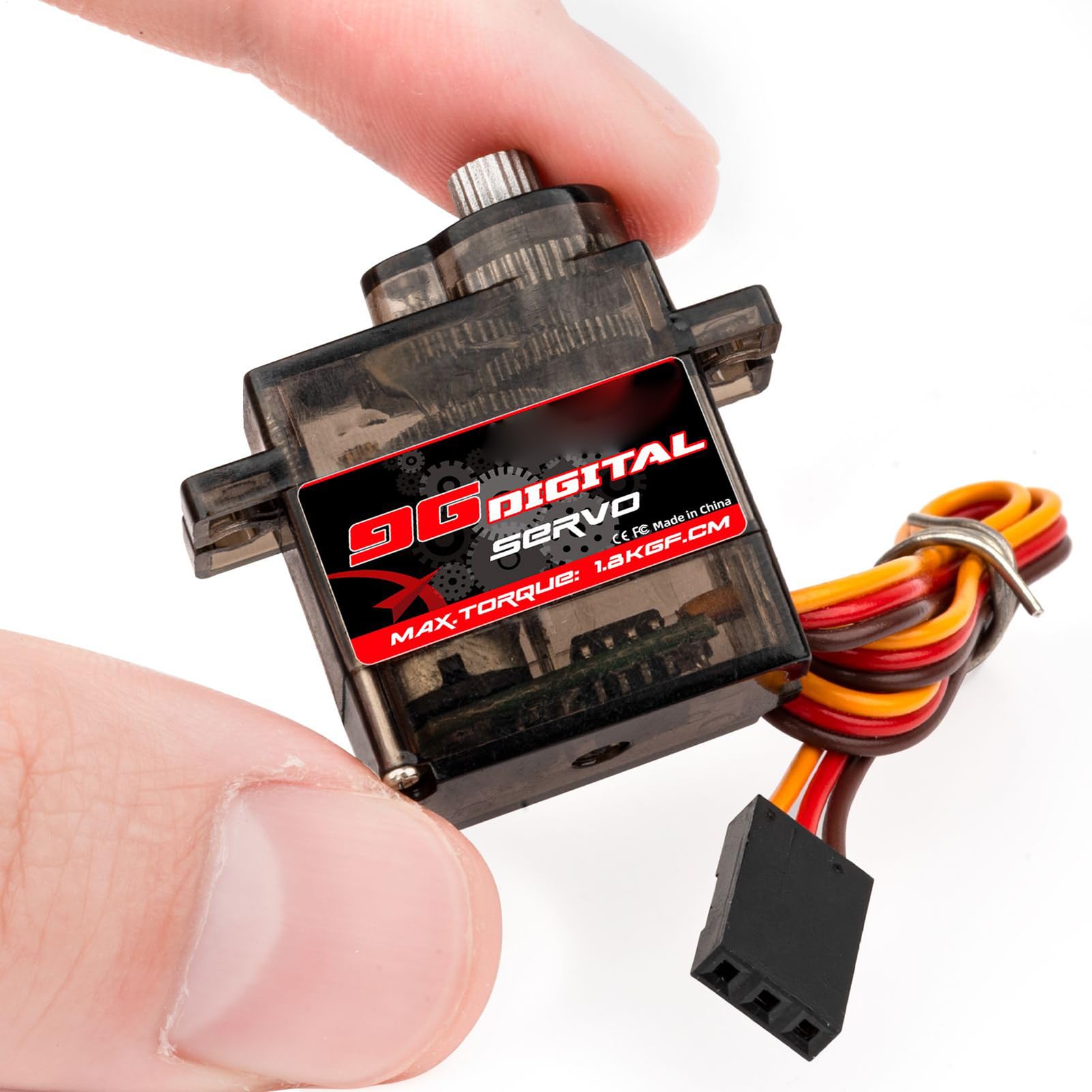 Servo digital | servo digital para la dirección de coches RC - 1,4 kg de bajo nivel de ruido, ángulo de control de 180 grados, para adolescentes, niños, principiantes entusiastas aficionados