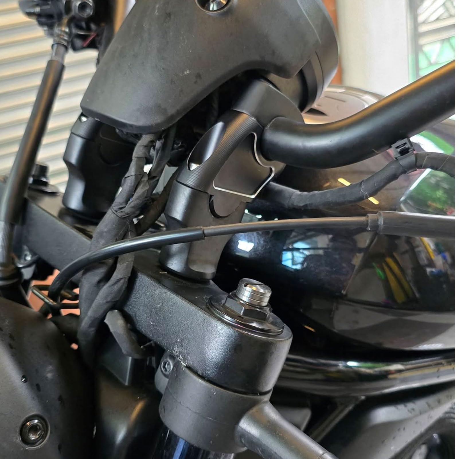 Riser per manubrio per moto, morsetto per manubrio CNC, altezza 45 mm, arretrato di 25 mm Compatible with Rebel CMX 250 CMX 300 CMX 500 17-24 CMX1100 20-24 Accessori