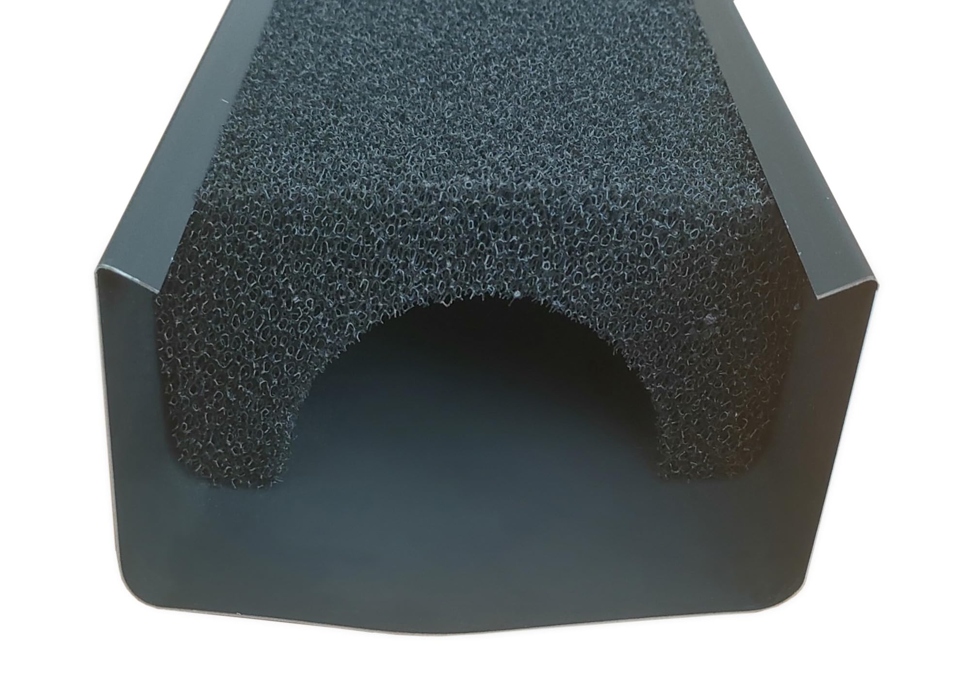 Homlando Filtro de canalón para canalones rectangulares estándar de 125 mm de espuma Optimum 10 metros lineales 8 unidades en juego de protección para canalones de techo, atrapa hojas, atrapa agujas