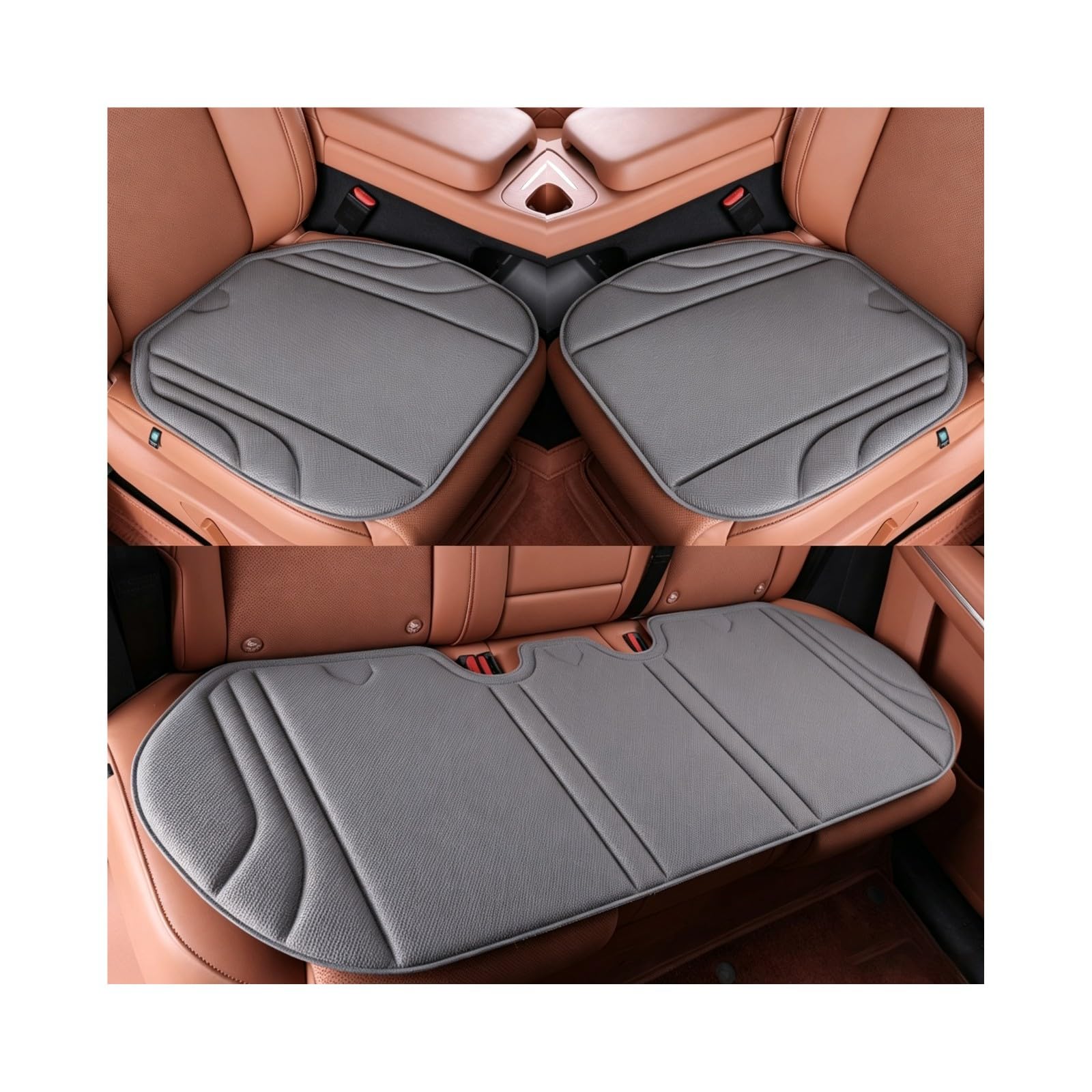 cuscini per sedile auto per Suzuki Baleno Hatchback(1995-2002) | Set di 3 Tessuto traspirante, base antiscivolo, previene caldo opprimente e sudorazione dopo lunghe sedute
