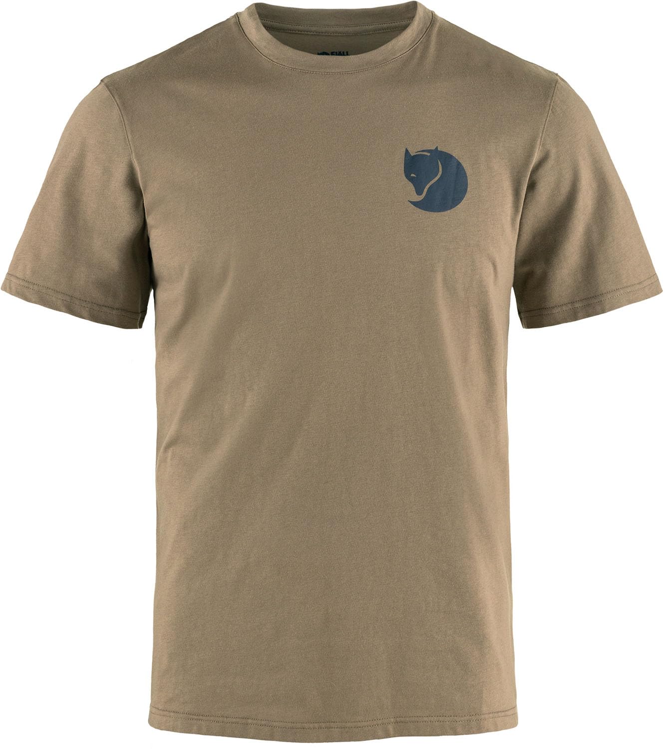 Fjällräven Men's Suede Brown Fjallraven 12600216-244 Walk With Nature T-Shirt M T-Shirt Size Xxl