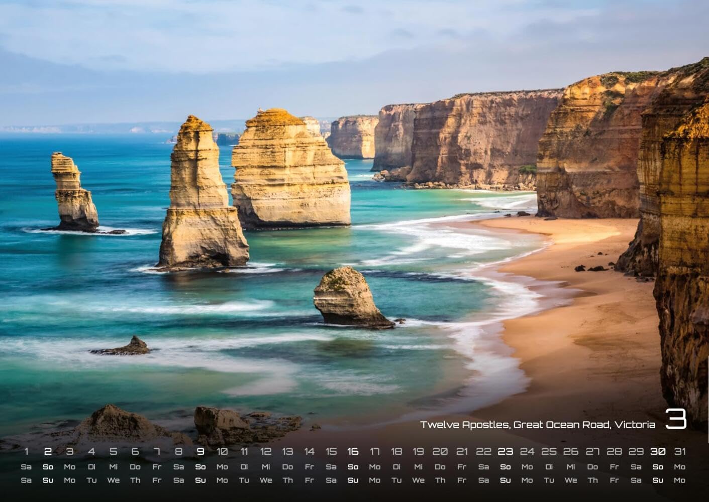 Australien - das Land der Kängurus - 2025 - Kalender DIN A2: Der Wandkalender mit den schönsten Motiven Australiens für das Jahr 2025 im extragroßen Format DIN A2 (ca. 60 x 42 cm)!