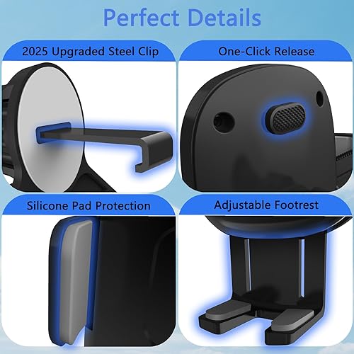 Miniatura 4 de Soporte de teléfono para ventilación de coche clip mejorado 2025 Soporte de teléfono celular manos libres Cradle Air Vent para iPhone 16 Pro Max y