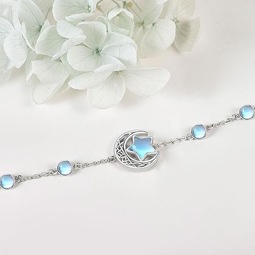 Miniatura 4 de Clip de papel, nudo, bizantino, doble capa, pulsera de eslabones cruzados, pulsera ajustable de plata esterlina, regalos de joyería para mujeres y