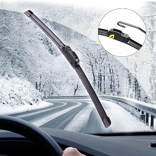 Miniatura 3 de Compatible con Chevrolet Aveo 2002 2003 2004 2005 2006 2007 2008 2009 2010 2011 Escobillas de limpiaparabrisas delantero, accesorios de cortador U J