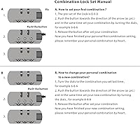 Vista 7 de Caja de Documentos Ignífuga, Caja Ignífuga de Carcasa Dura con Cerradura, Caja de Seguridad de Documentos Ignífuga y Resistente al Agua de Carcasa