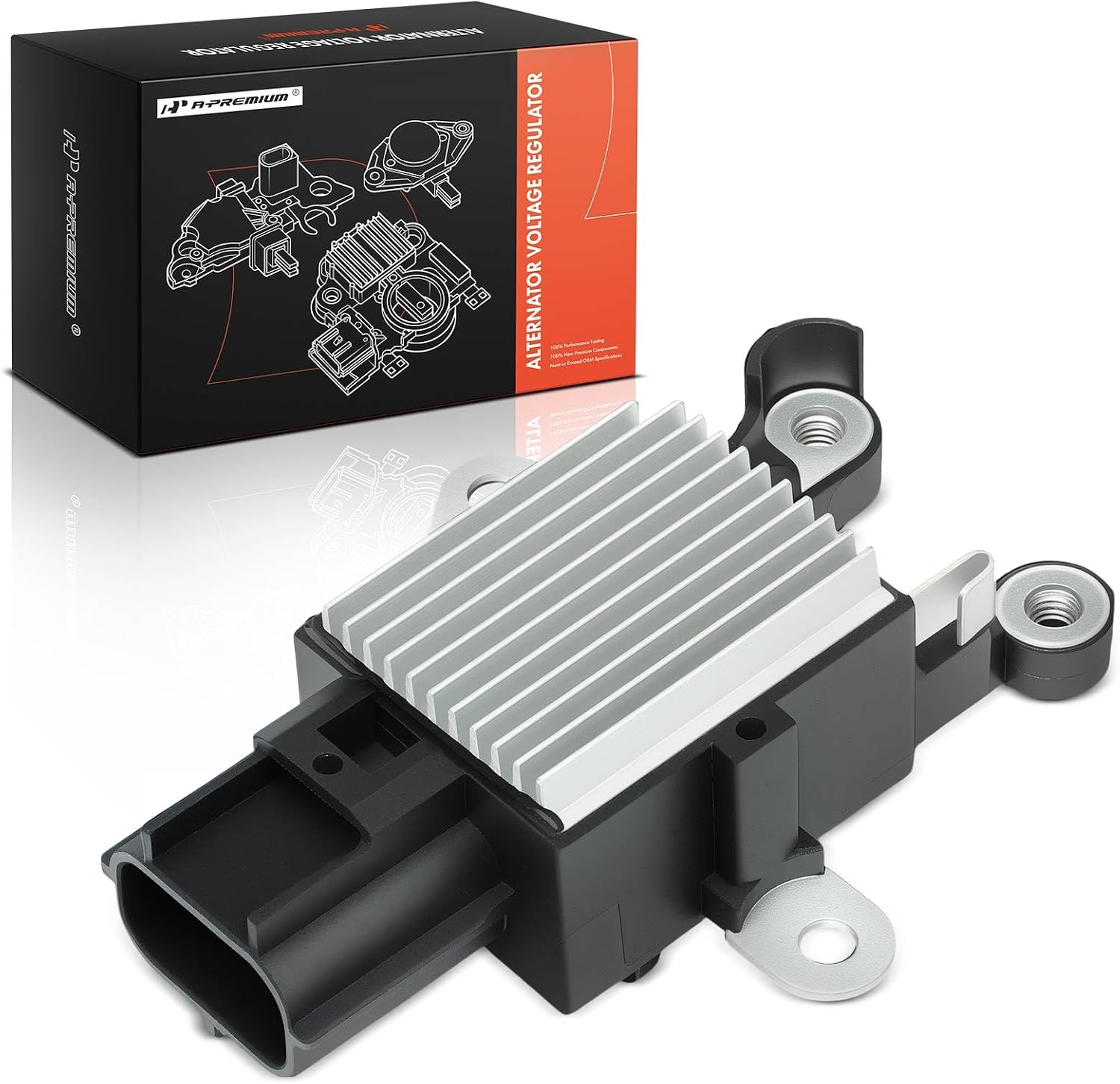 A-Premium Alternator Voltage Regulator Compatible with Ford Focus 2003-2016 & Volvo C30 2006-2016, S40 2005-2016, V50 2005-2016, A-Circuit
