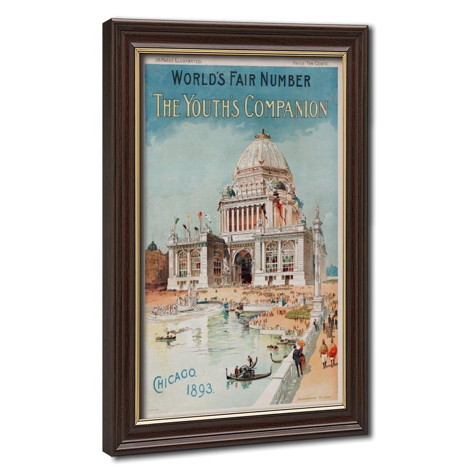 Impression sur toile de la foire de Chicago contre murs vides - 8
